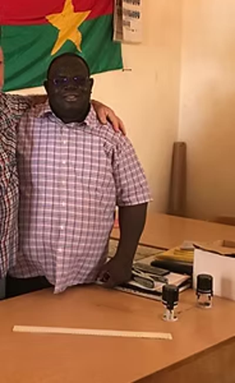Portrait de Frédéric K. Zongo